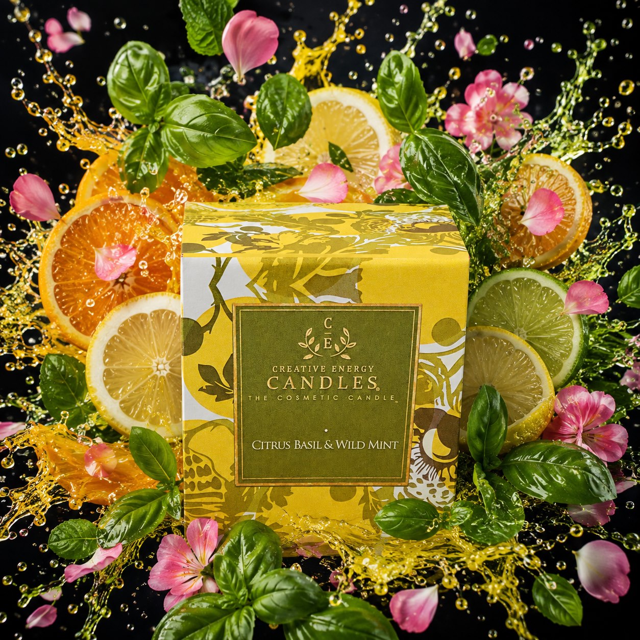 Citrus Basil & Wild Mint — explosion